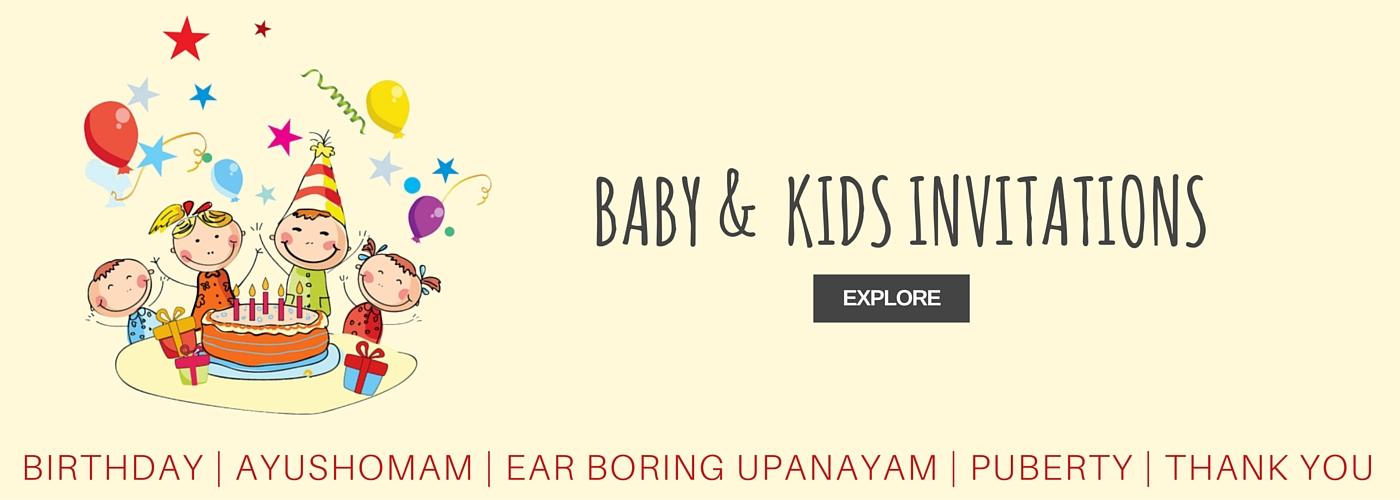 Baby & Kids Invitations